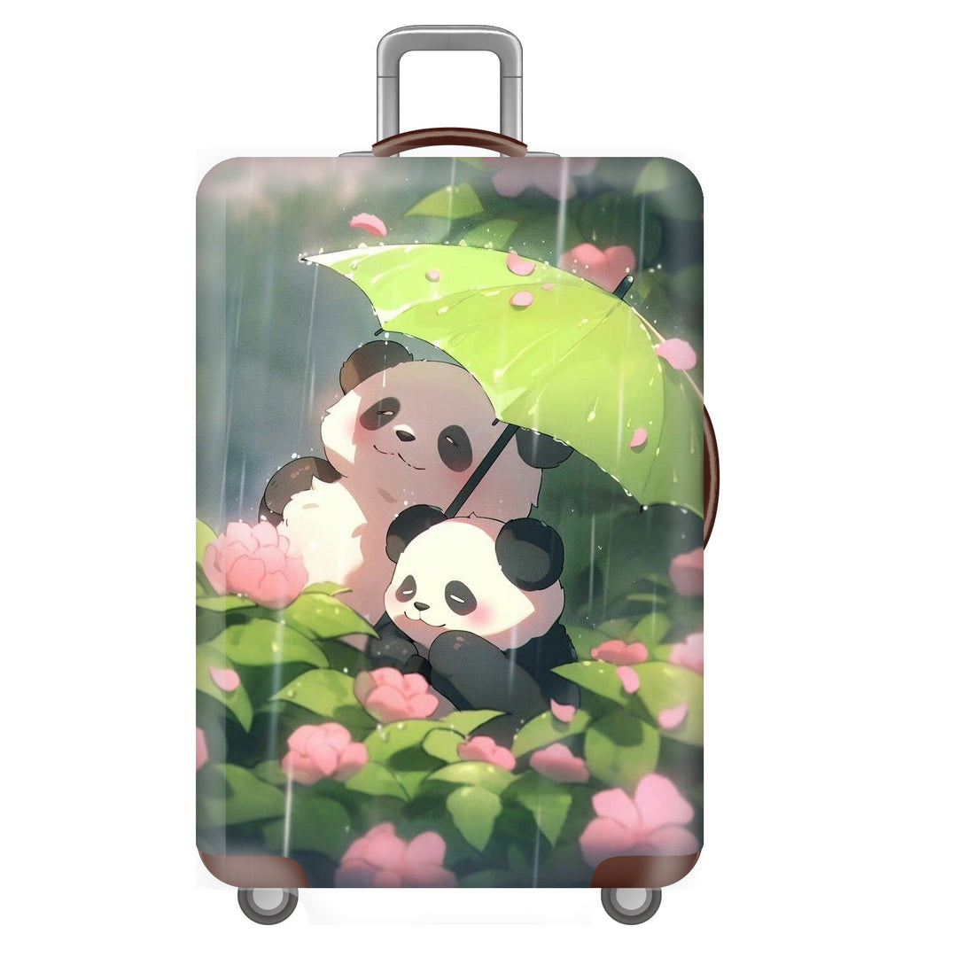 Unisex Hard-shell Travel Suitcase with Playful Panda Design Kalsten