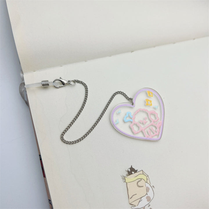 Heart-Designed Eyewear Chain Holder Kalsten