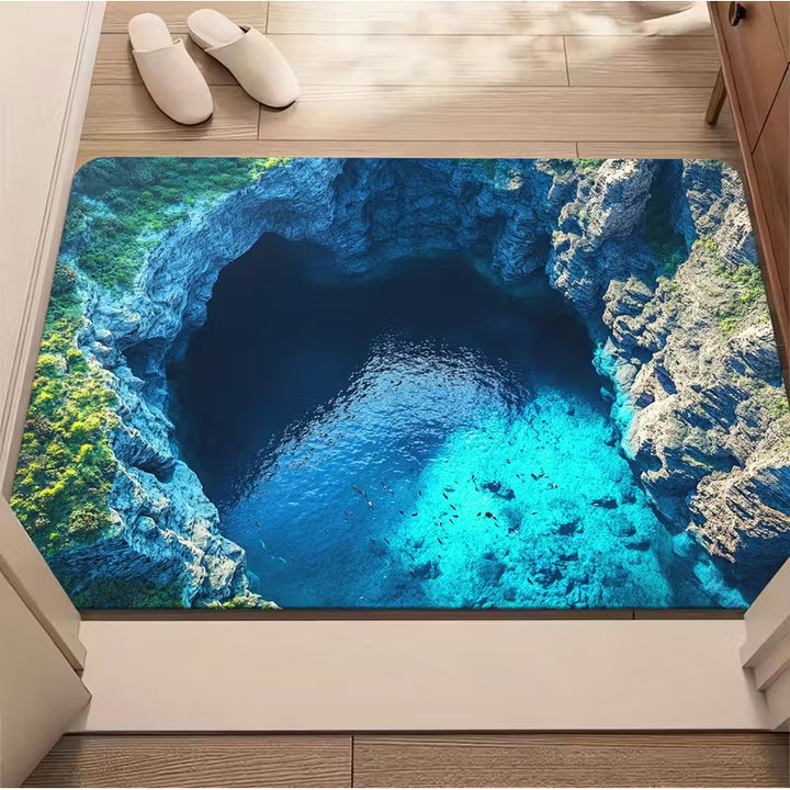 3D Pool Design Floor Mat