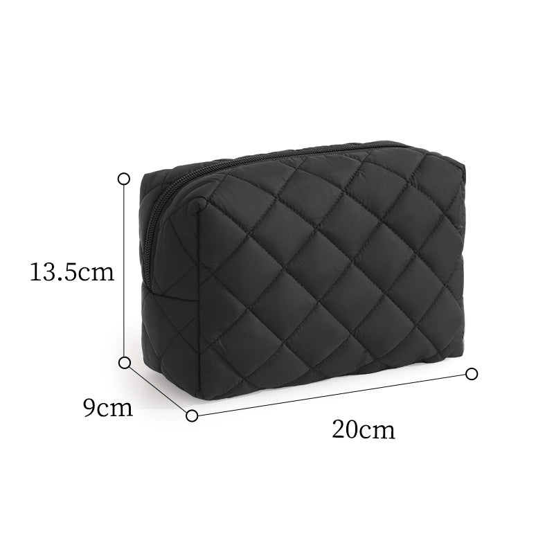 Quilted Leopard Print Makeup Case Kalsten