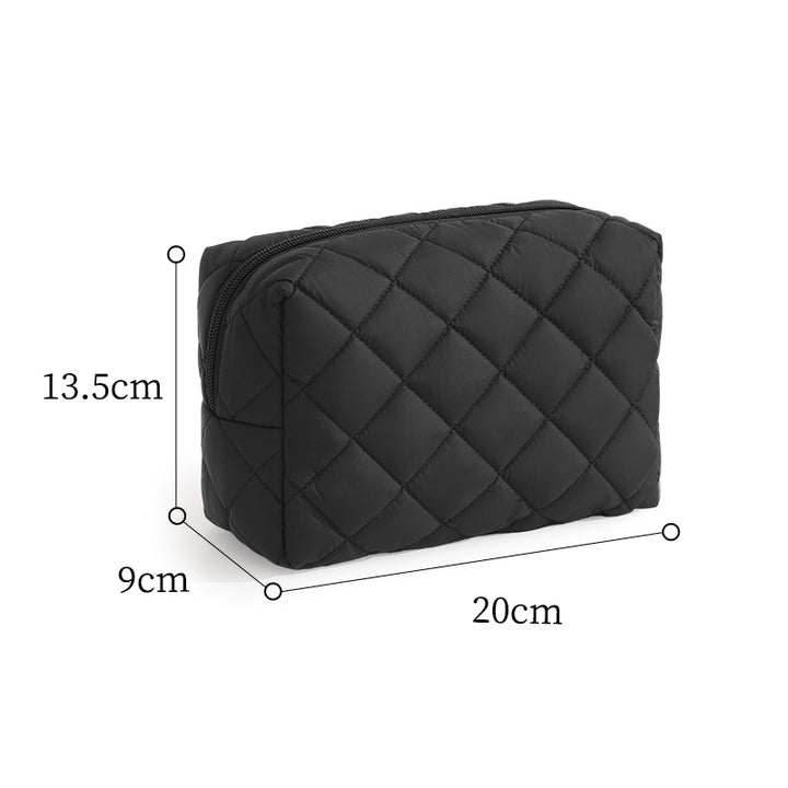 Quilted Leopard Print Makeup Case Kalsten