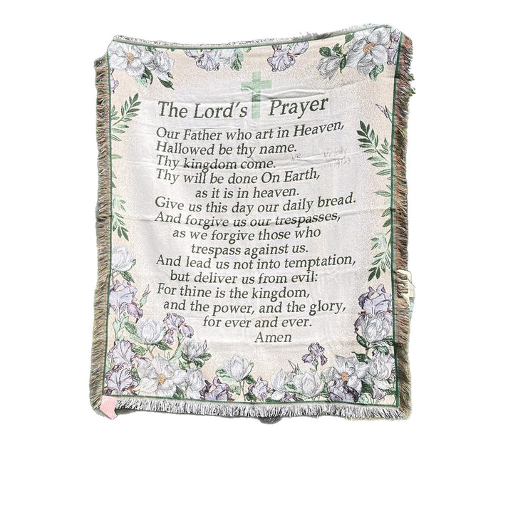 Inspirational Prayer Tapestry Blanket
