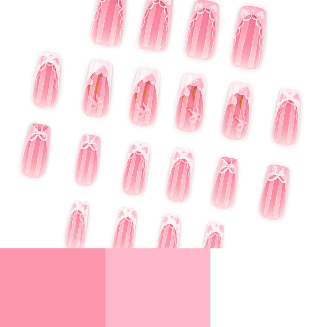 Artistic Nail Extensions with Playful Floral Design Kalsten