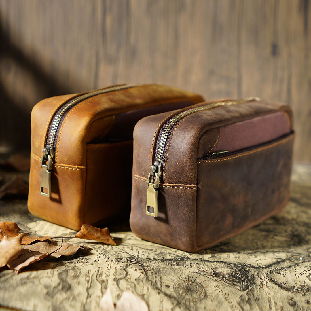 Versatile Leather Pencil Case