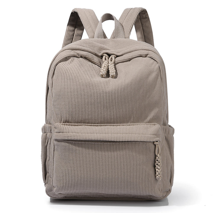 Textured Fabric Travel Backpack kalsten