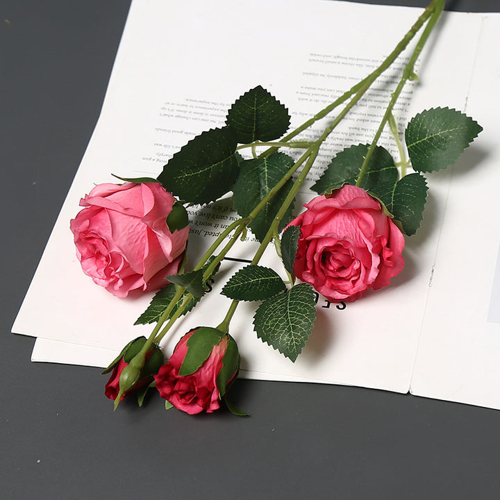 Realistic Faux Rose Stem