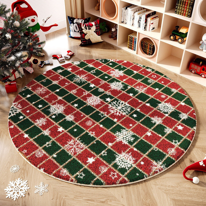 Festive Christmas Area Rug