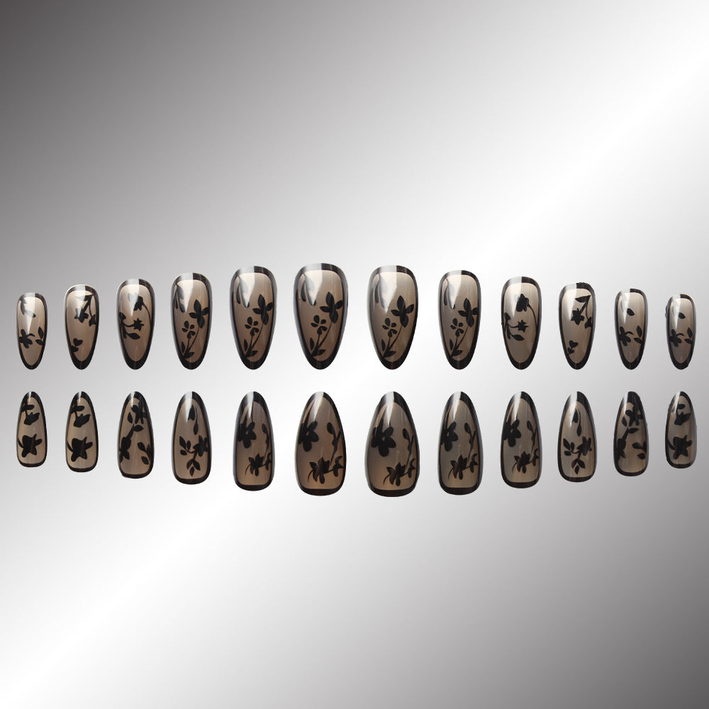 Elegant Floral Design Press-On Nails Kalsten
