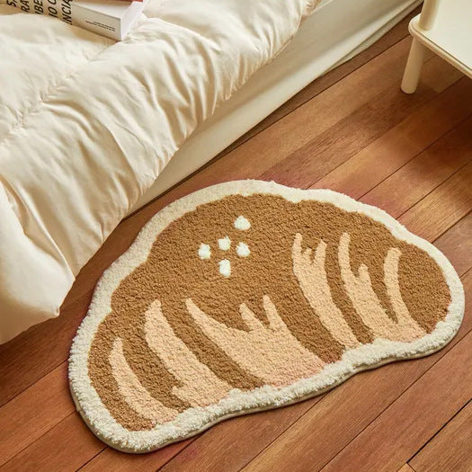 Monstera Leaf Shaped Area Rug