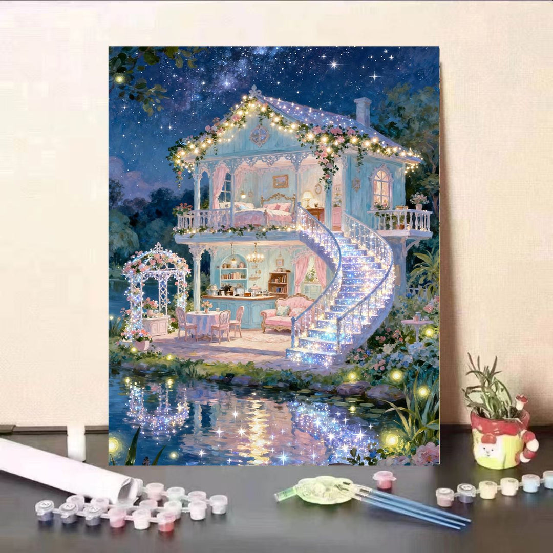 Fairy Tale Dream House Canvas Art Kit Kalsten