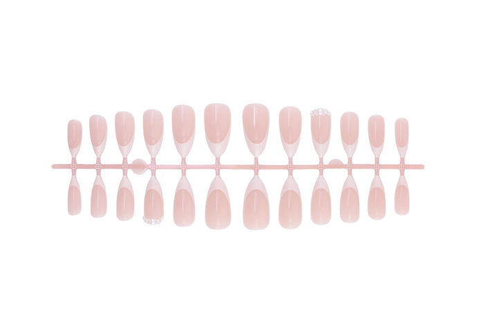 Elegant artificial nails with glitter accents Kalsten