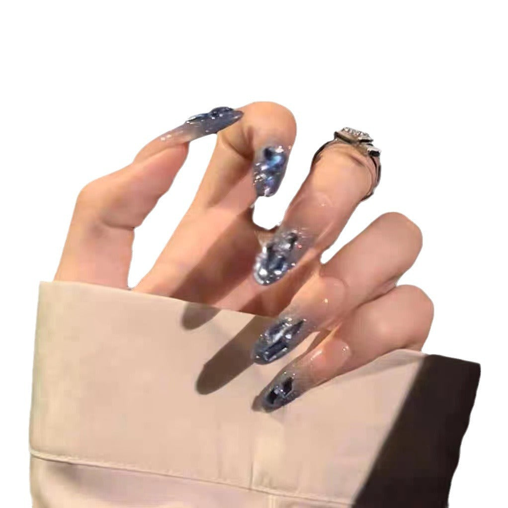 Artificial nails in creative moon and star design Kalsten