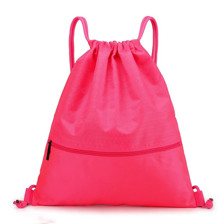 Honeycomb Patterned Drawstring Gym Bag Kalsten