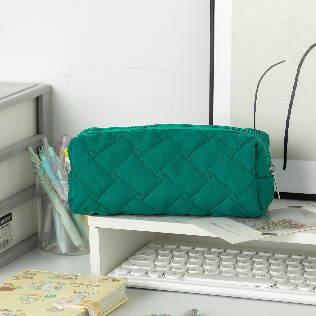 Quilted Textured Pencil Case Kalsten