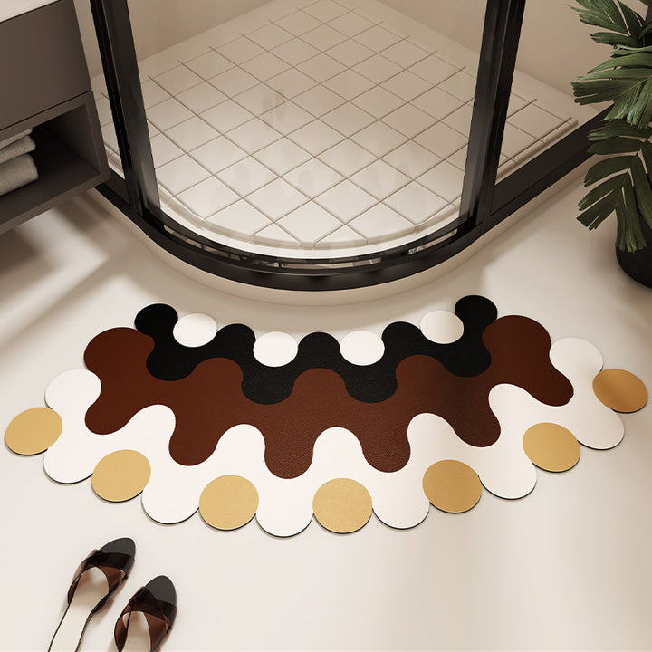 Artistic Water-Resistant Bath Mat Kalsten
