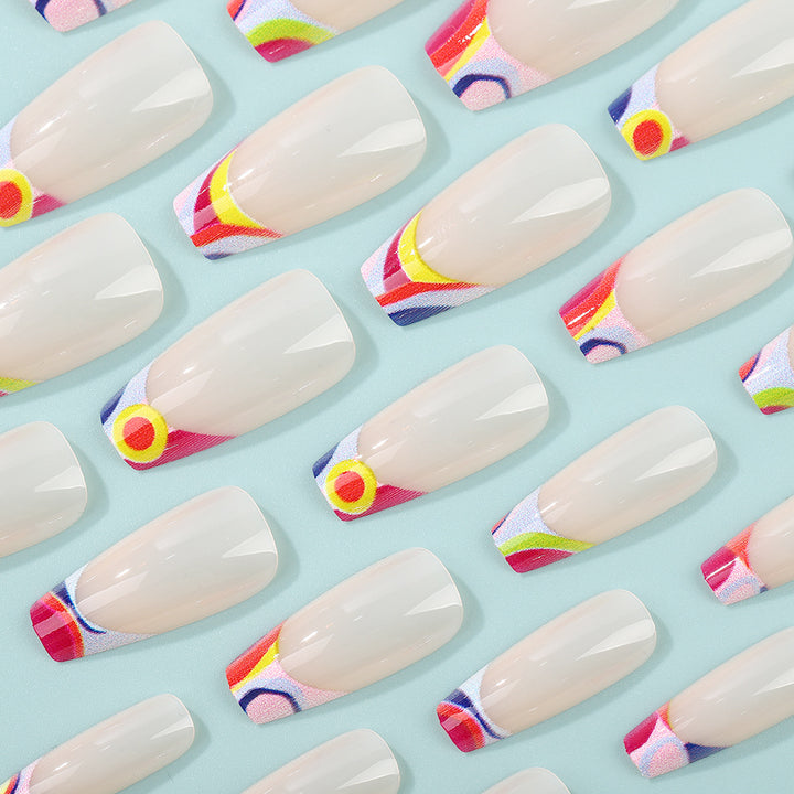 Creative and colorful nail art Kalsten
