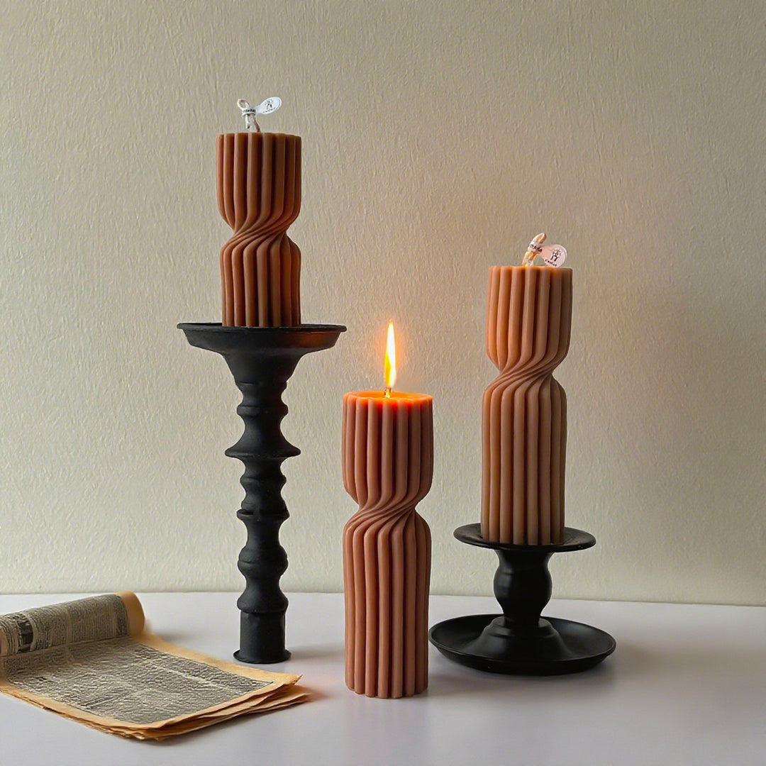 Unique Twisted Candle Holder