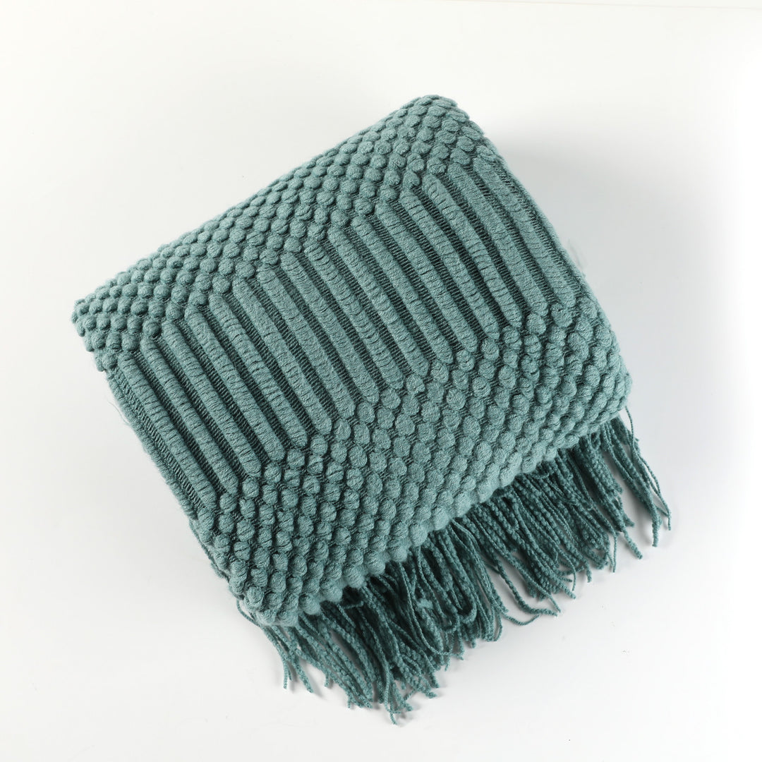 Stylish Textured Throw Blanket