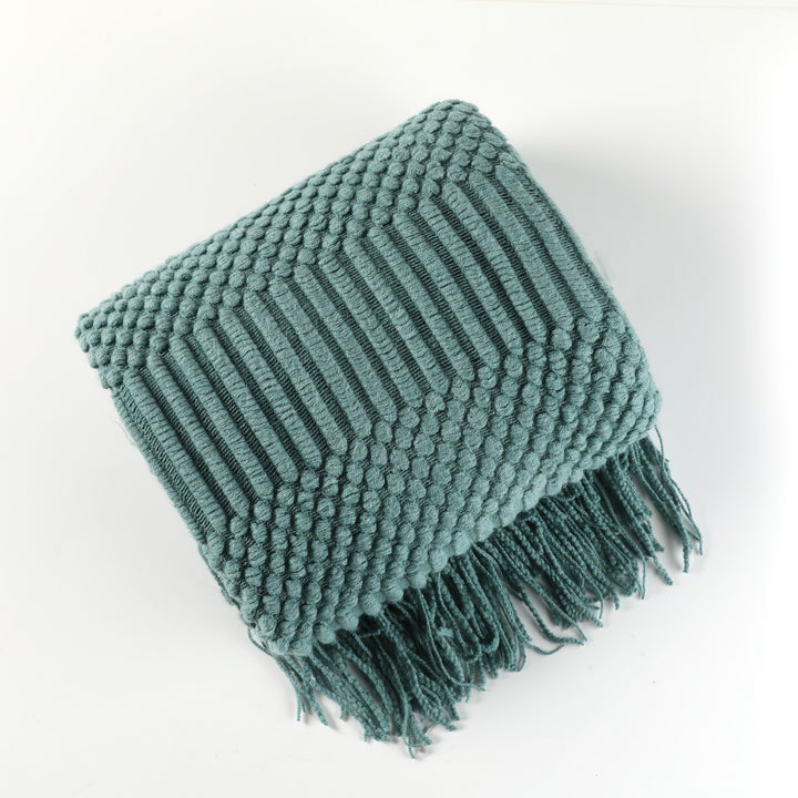 Stylish Textured Throw Blanket