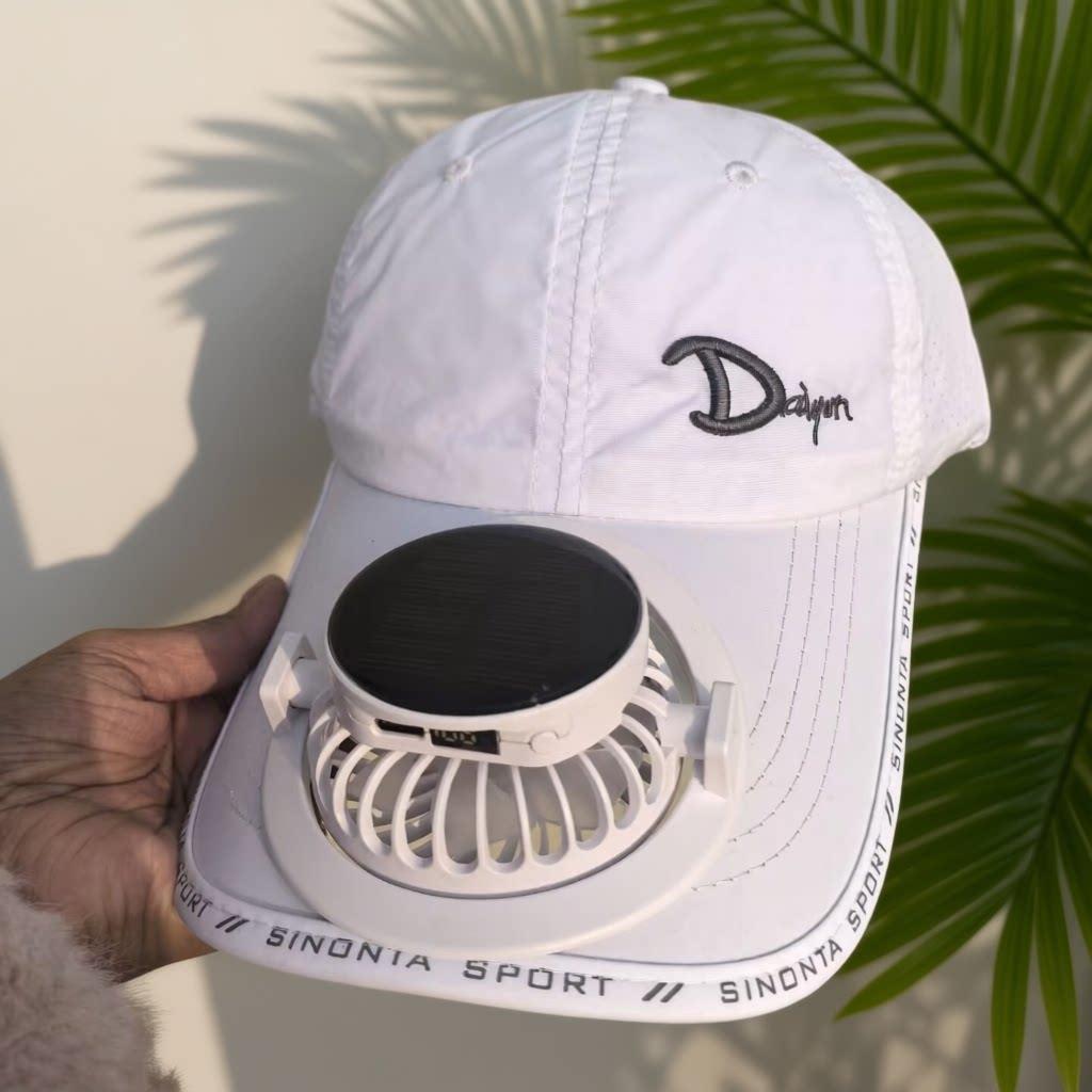 Multifunctional Basketball Cap with Removable Solar Fan and Adjustable Brim Kalsten