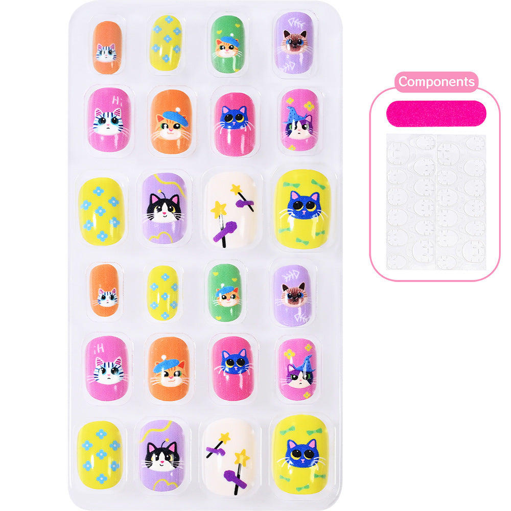 Creative Cartoon-Themed Press-On Nail Collection Kalsten