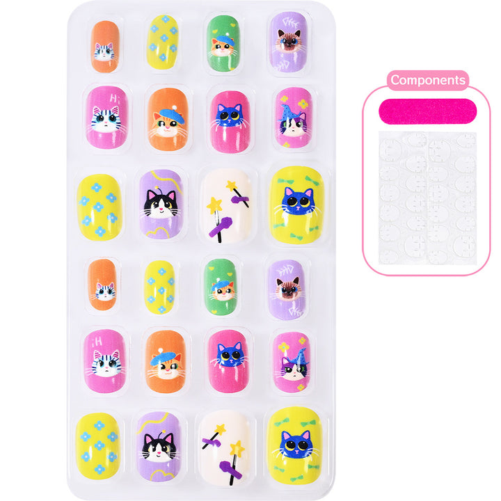 Creative Cartoon-Themed Press-On Nail Collection Kalsten