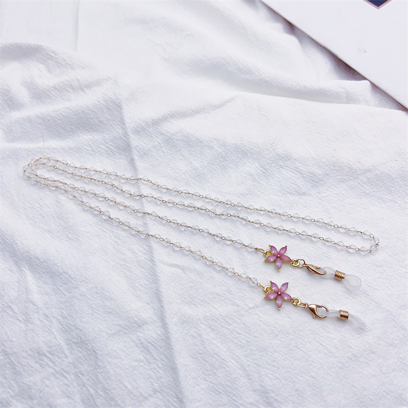 Floral Decorative Eyewear Chain Kalsten