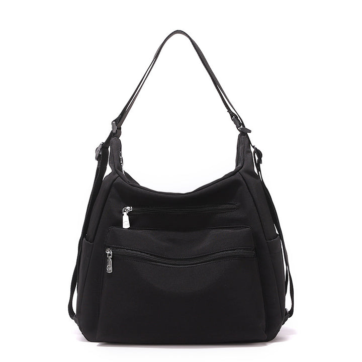 Multi-Zippered Casual Shoulder Bag Kalsten