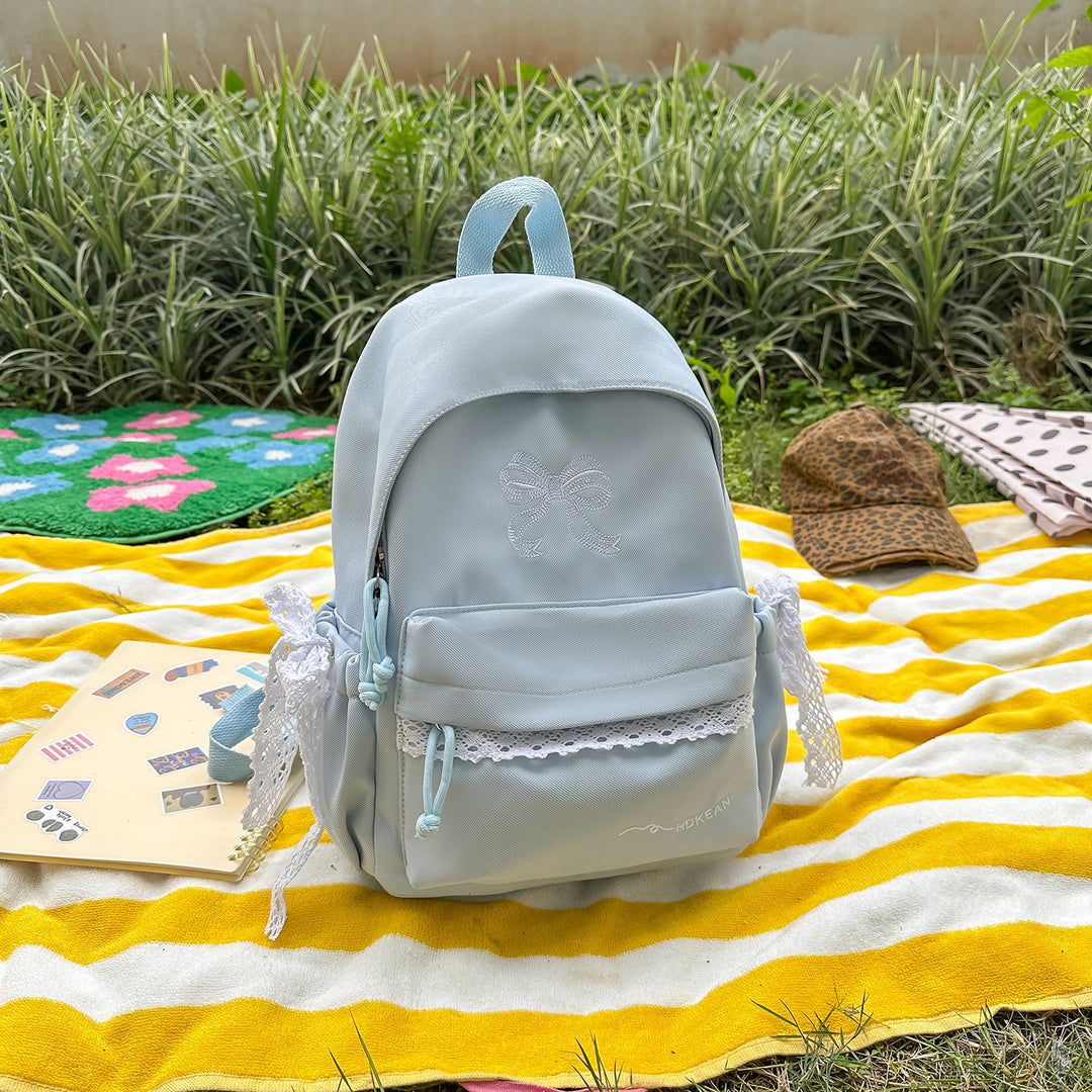 Charming Bow-Embellished Backpack Kalsten