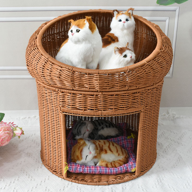 Decorative Woven Stool Kalsten