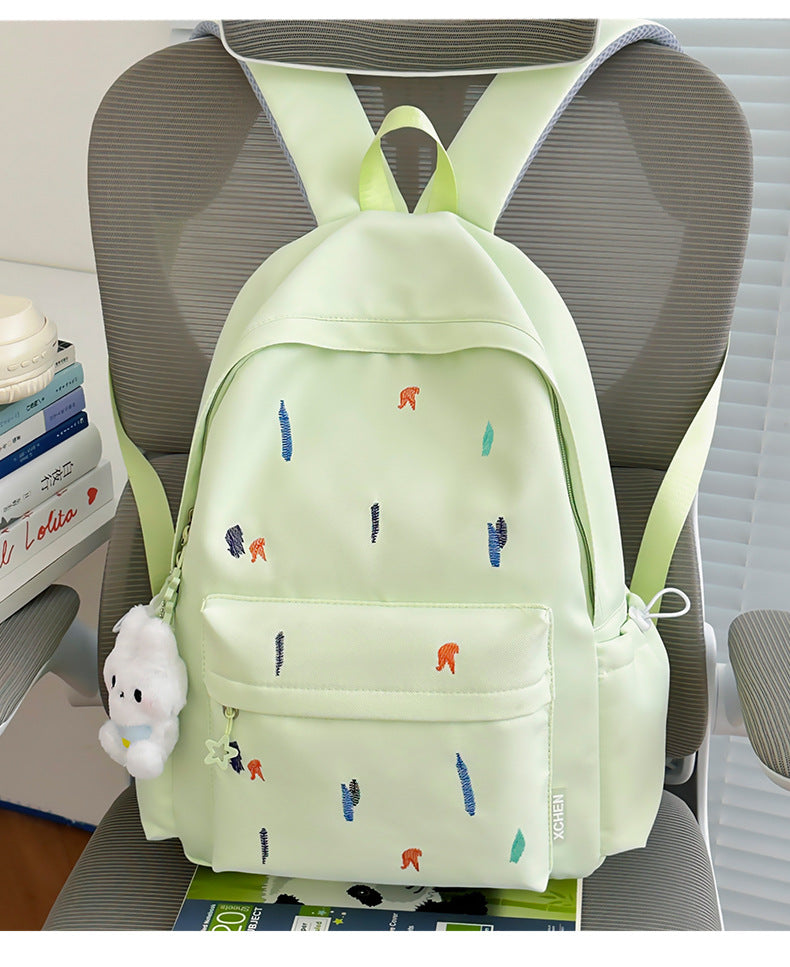 Embroidered Lightweight Backpack