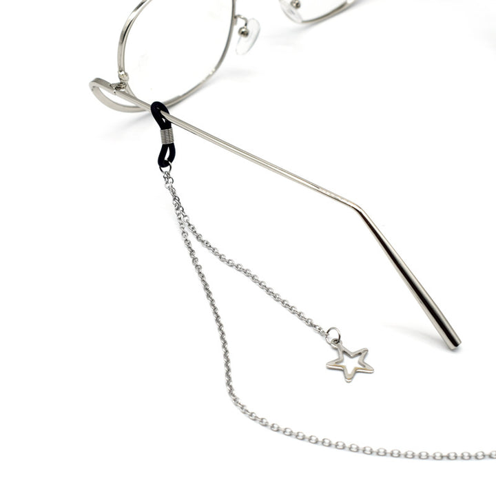 Elegant Star-Accented Eyewear Chain Kalsten