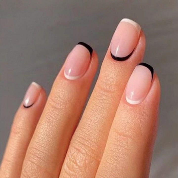 Chic French Tip Nail Enhancements Kalsten