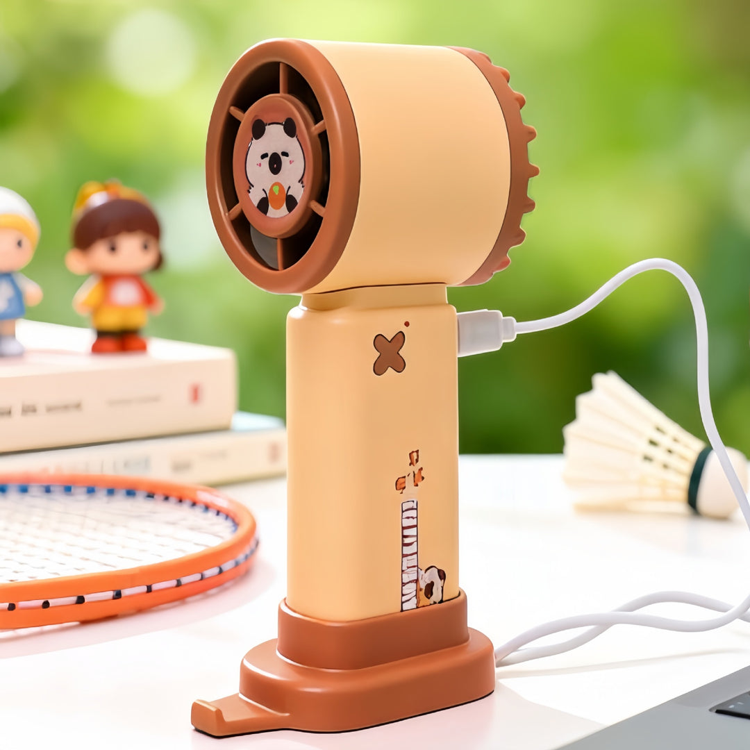 Portable Handheld Fan with Creative Panda Design Kalsten