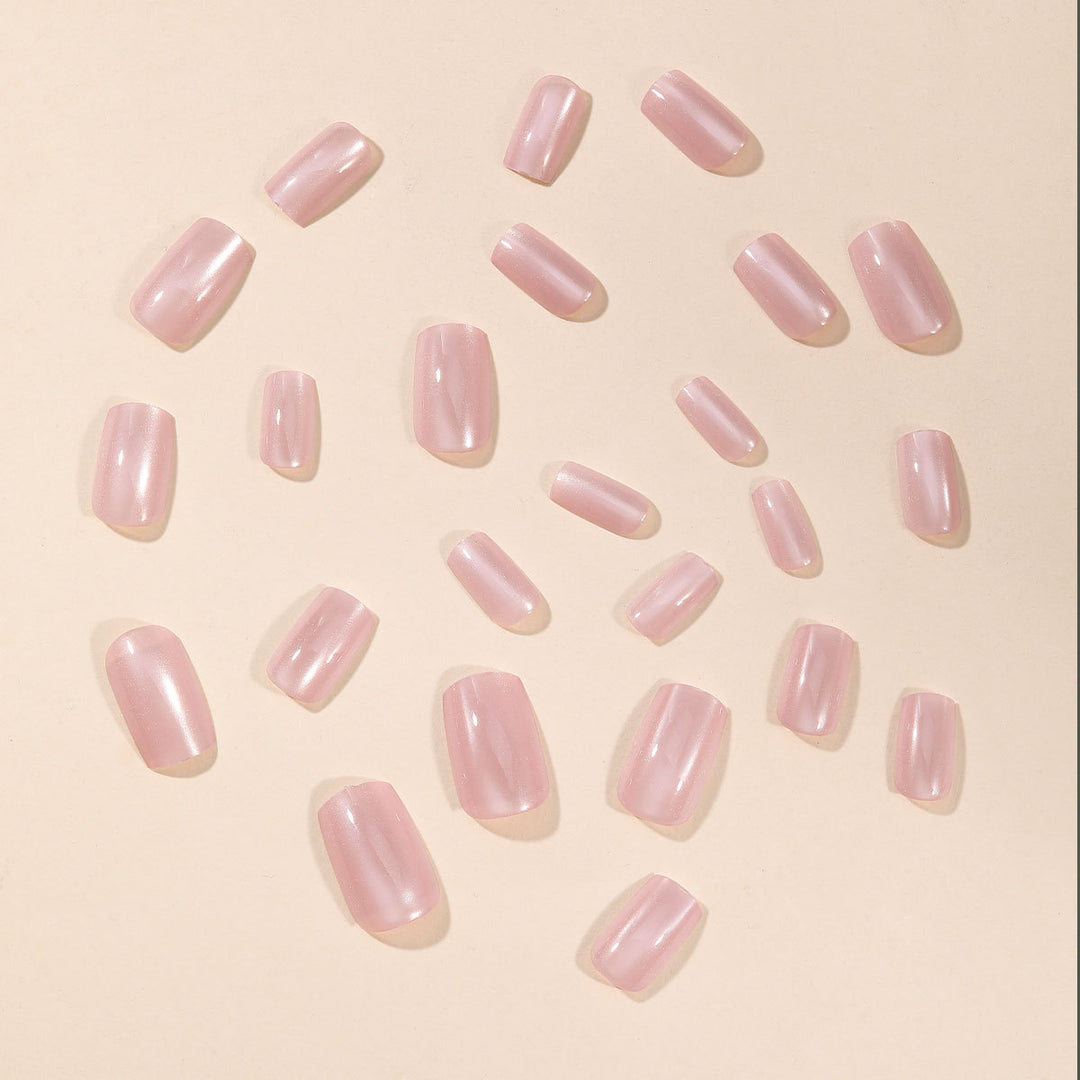 Elegant Glossy Nail Extensions Kalsten