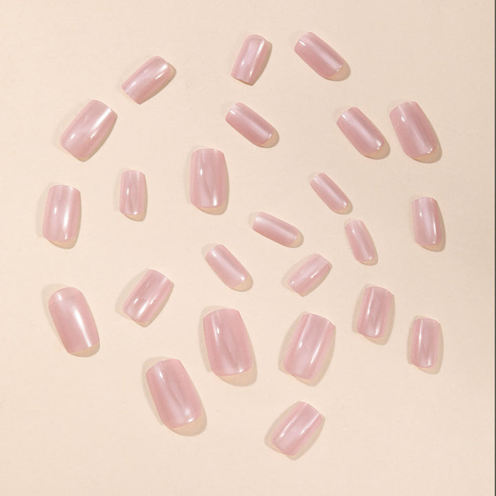 Elegant Glossy Nail Extensions Kalsten