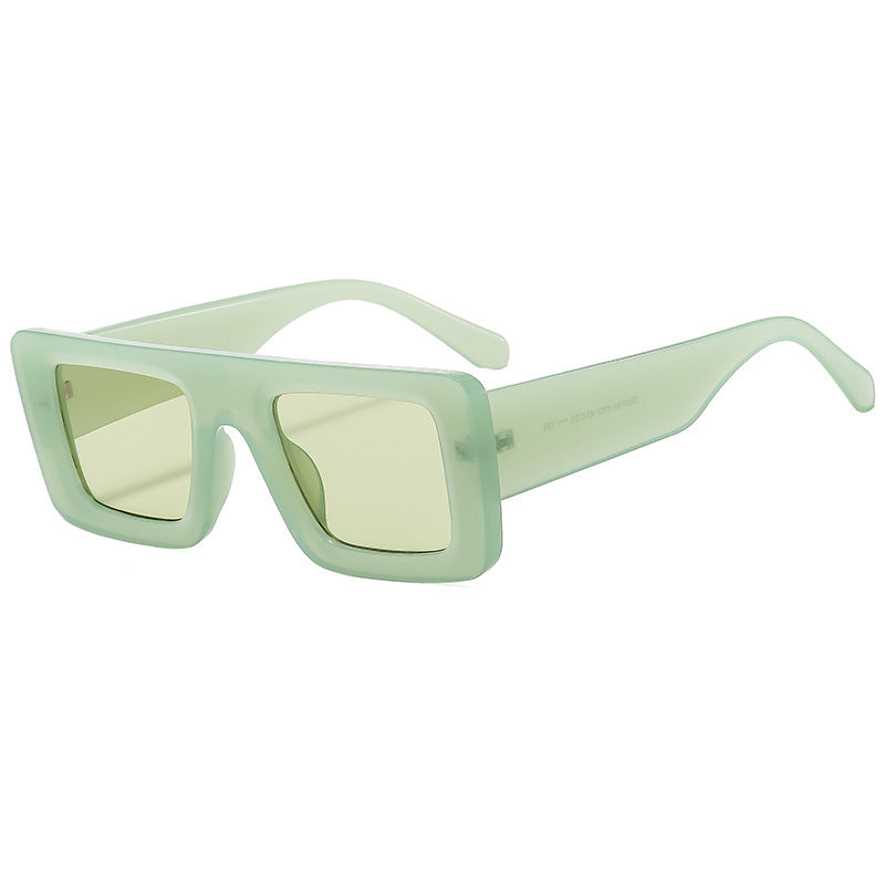 Women's Fashion Square Sunglasses with Extra Wide Frame Kalsten