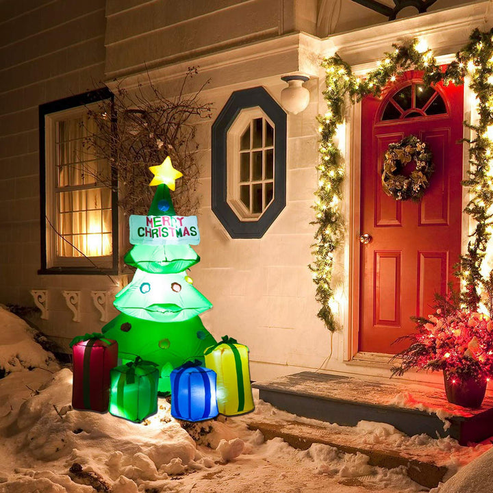 Inflatable Christmas tree with gifts