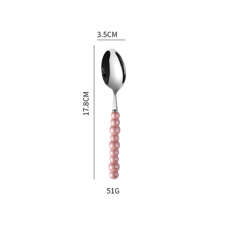 Elegant finger food fork with non-slip handle Kalsten