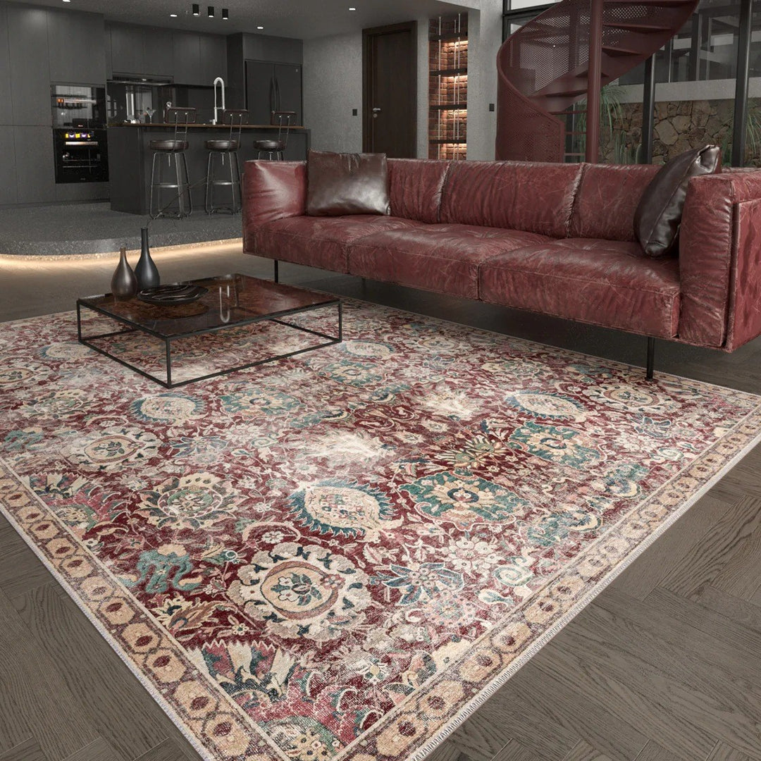 Botanical Pattern Area Rug