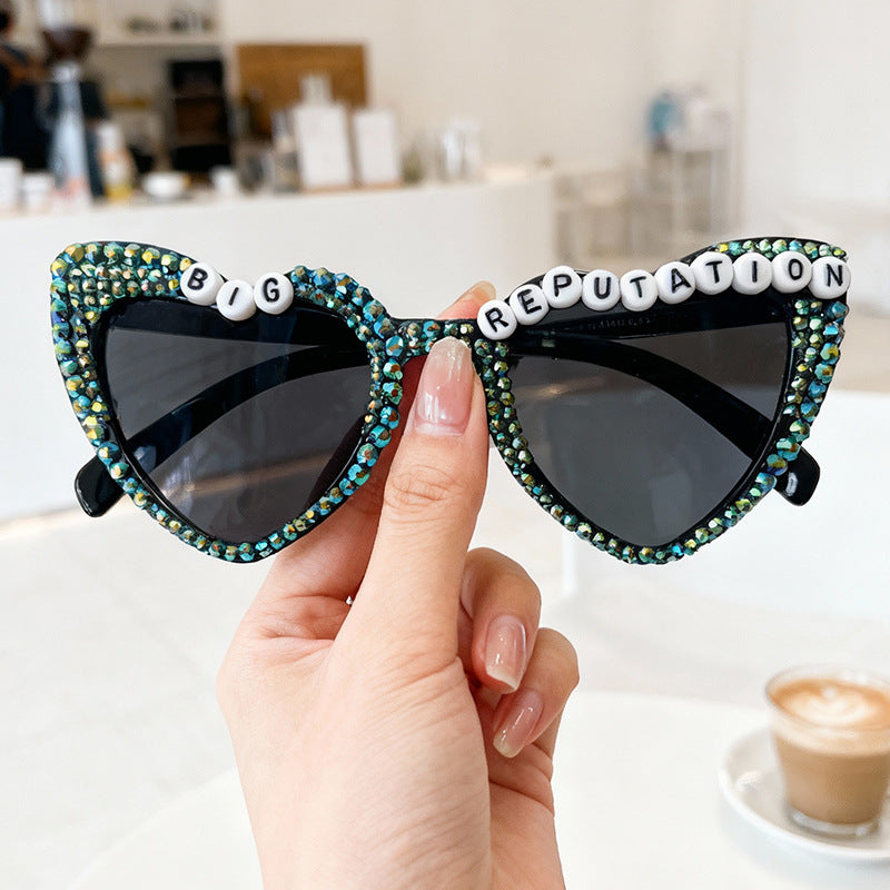 Statement Heart-Frame Sunglasses Kalsten