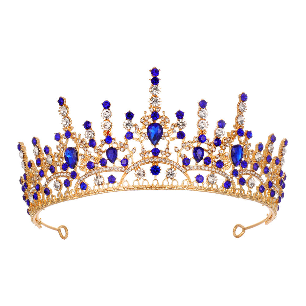 Women Elegant Tiara with Sparkling Crystals Kalsten
