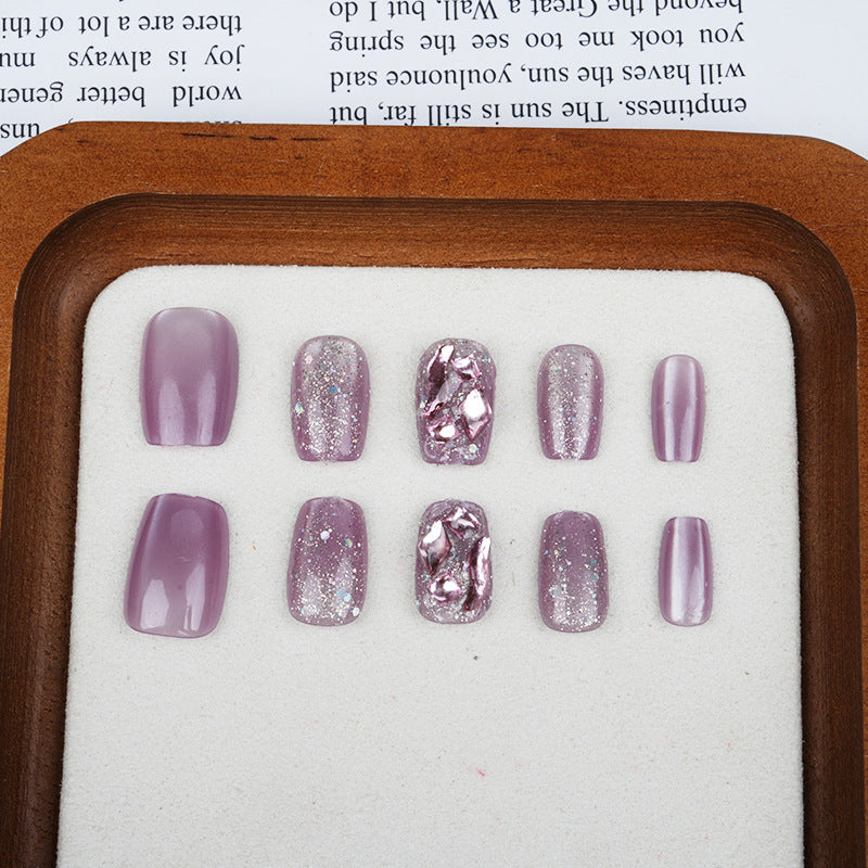 Decorative Glitter Press-On Nail Tips Kalsten