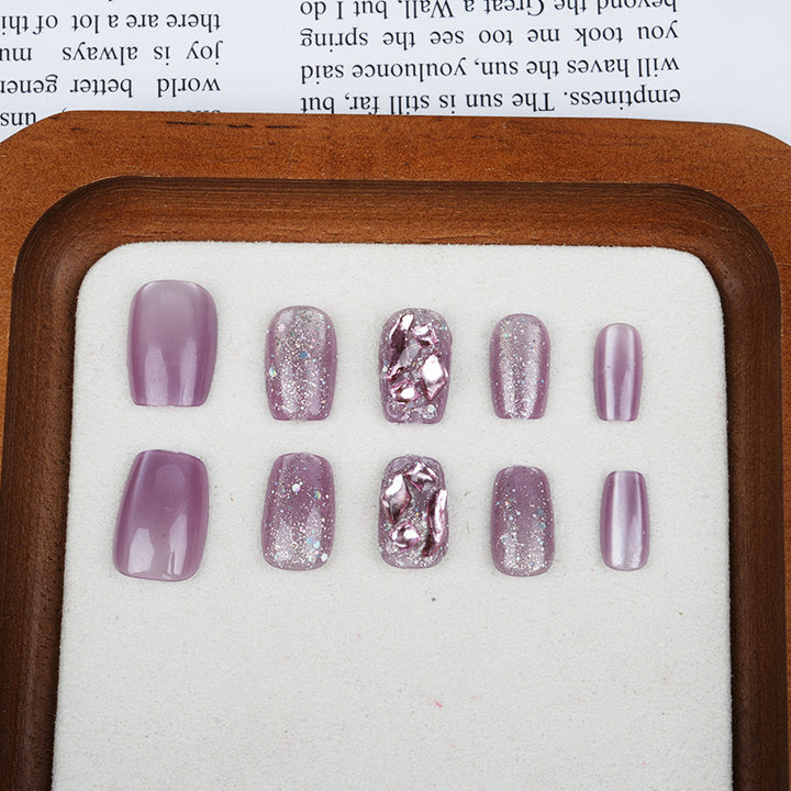 Decorative Glitter Press-On Nail Tips Kalsten