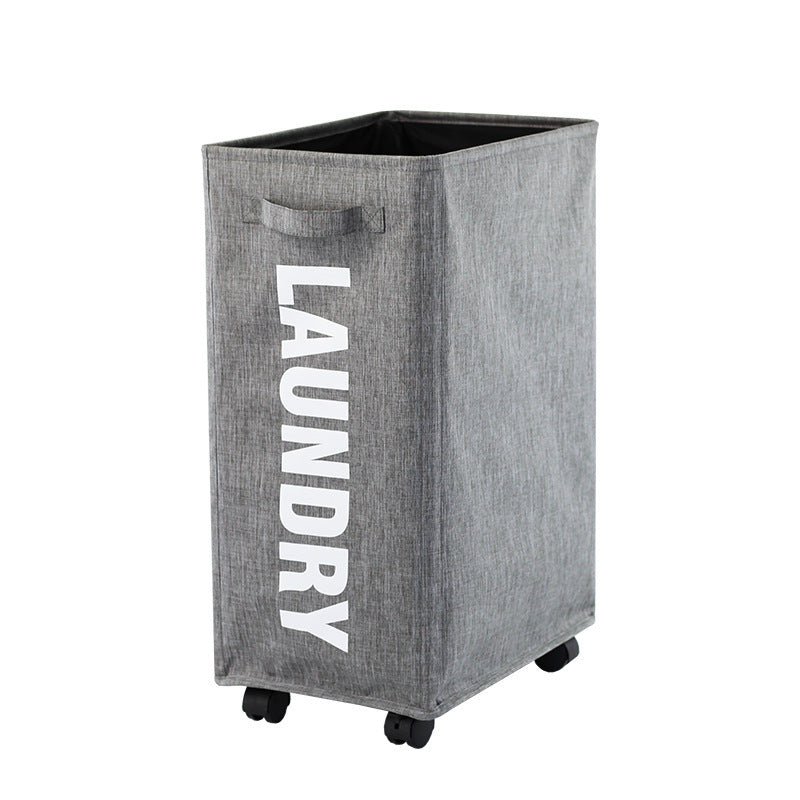 Practical laundry container with wheels Kalsten