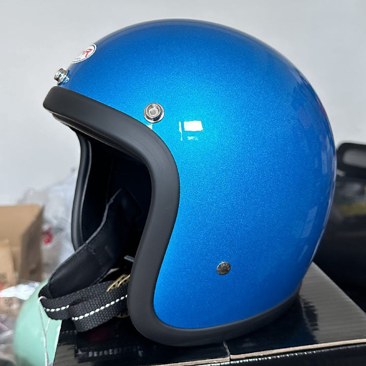 Retro Open-Face Motorcycle Helmet Kalsten