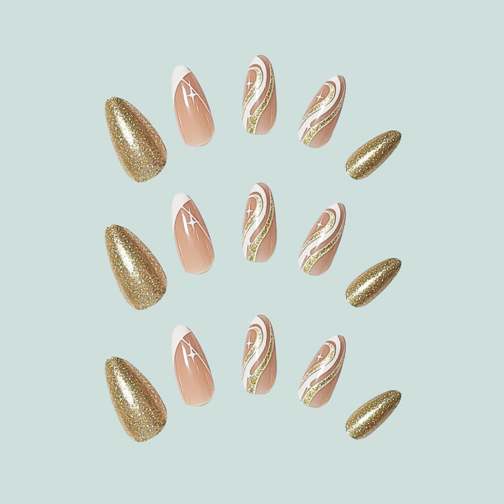 Elegant and creative stiletto artificial nails Kalsten