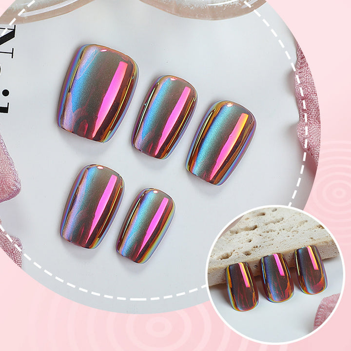 Reflective Press-On Nail Set Kalsten