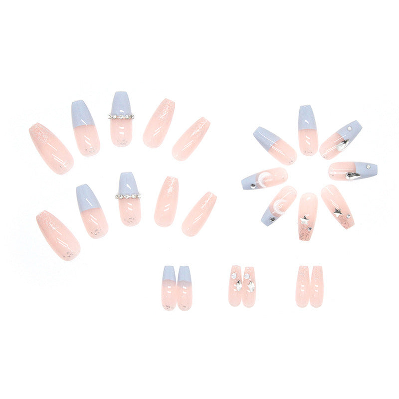 Decorative Long Acrylic Nail Enhancements Kalsten