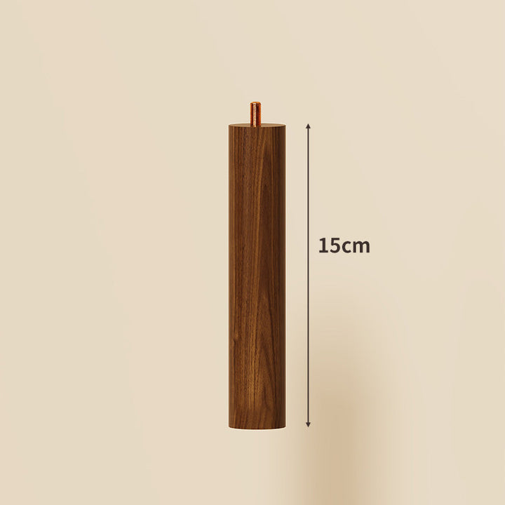 Compact Square Bamboo Shelf Panel with Rounded Corners and Pre-Drilled Mounting Holes